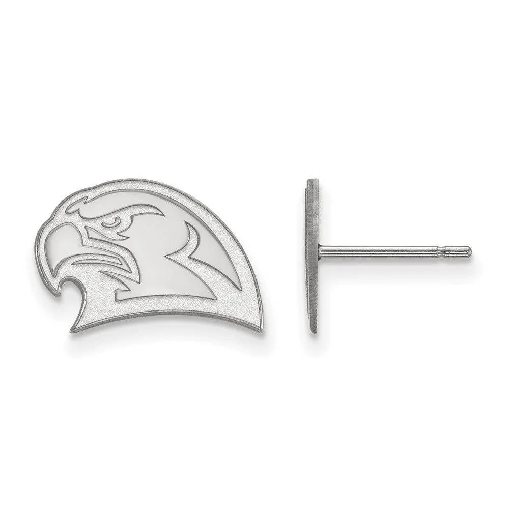 14k White Gold Miami University XS (Tiny) Post Earrings