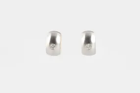 18k Gold 950 Platinum Diamond 0.15tcw Earrings (7.50g.)