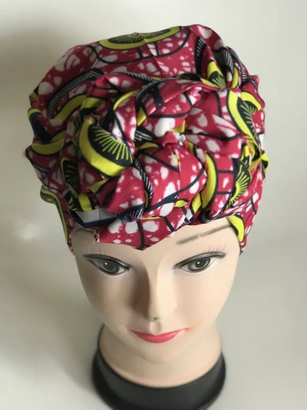 Aicha African Ankara Print Head Wrap - African Clothing Store | JT Aphrique