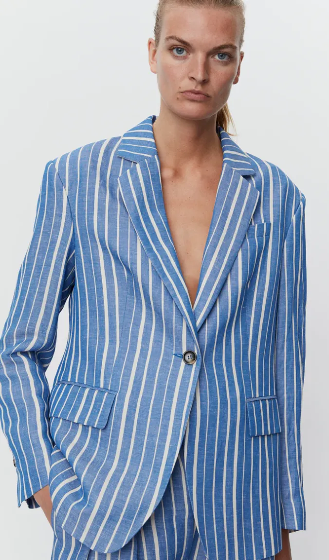 Allen Linen Stripe Surf