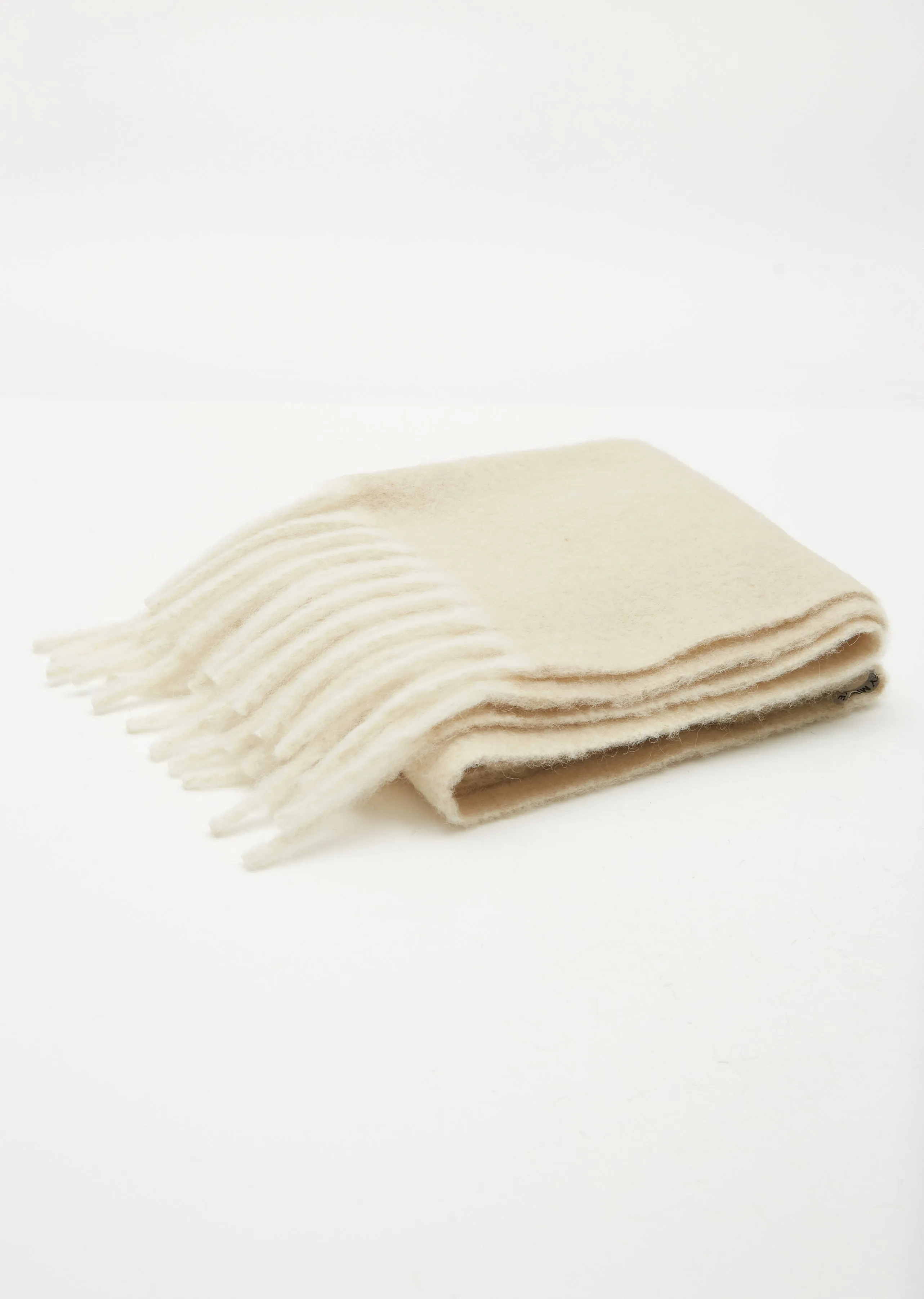 Alpaca Wool Scarf — Off White