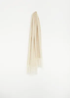 Alpaca Wool Scarf — Off White