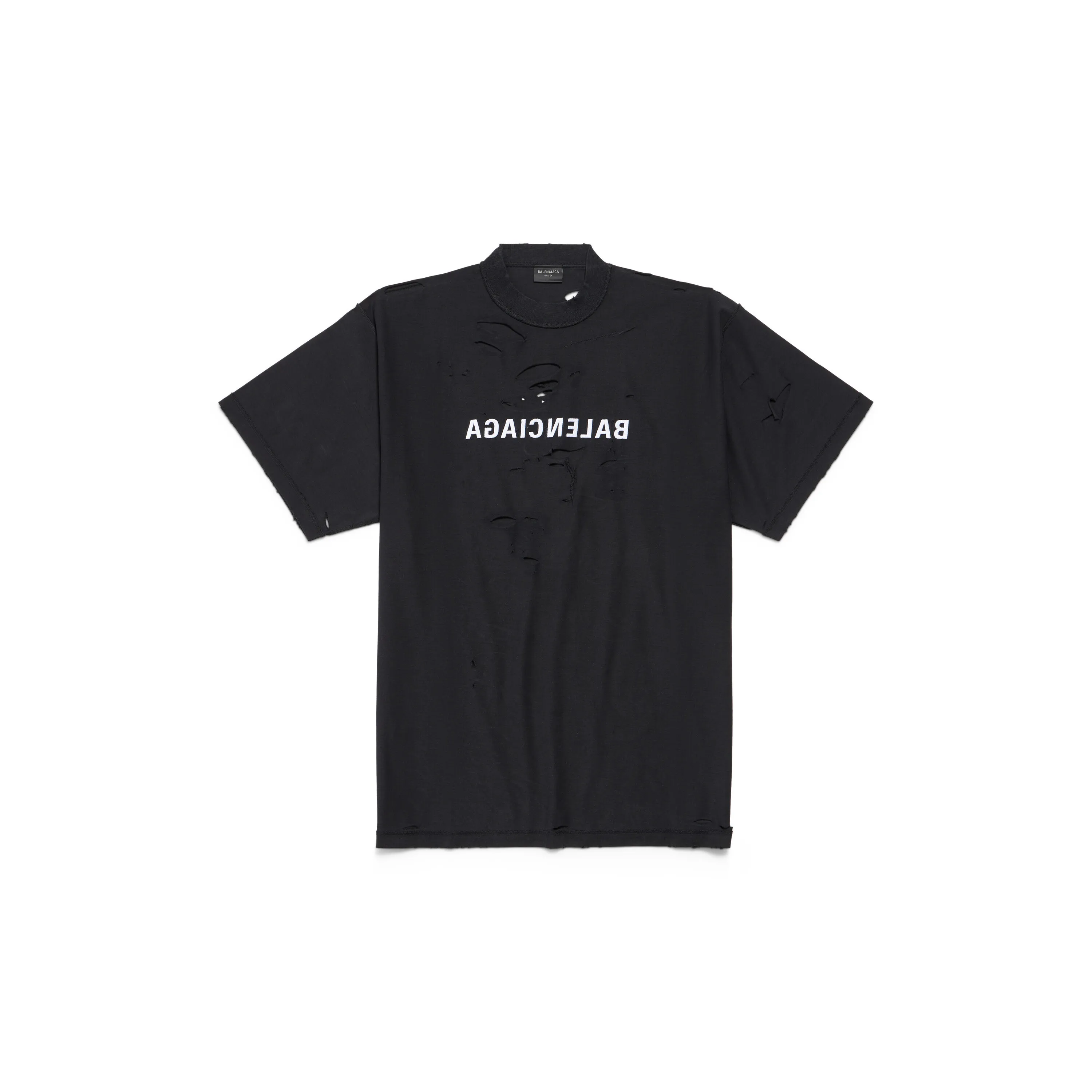 BALENCIAGA  |Street Style Plain Cotton Short Sleeves Logo Luxury T-Shirts