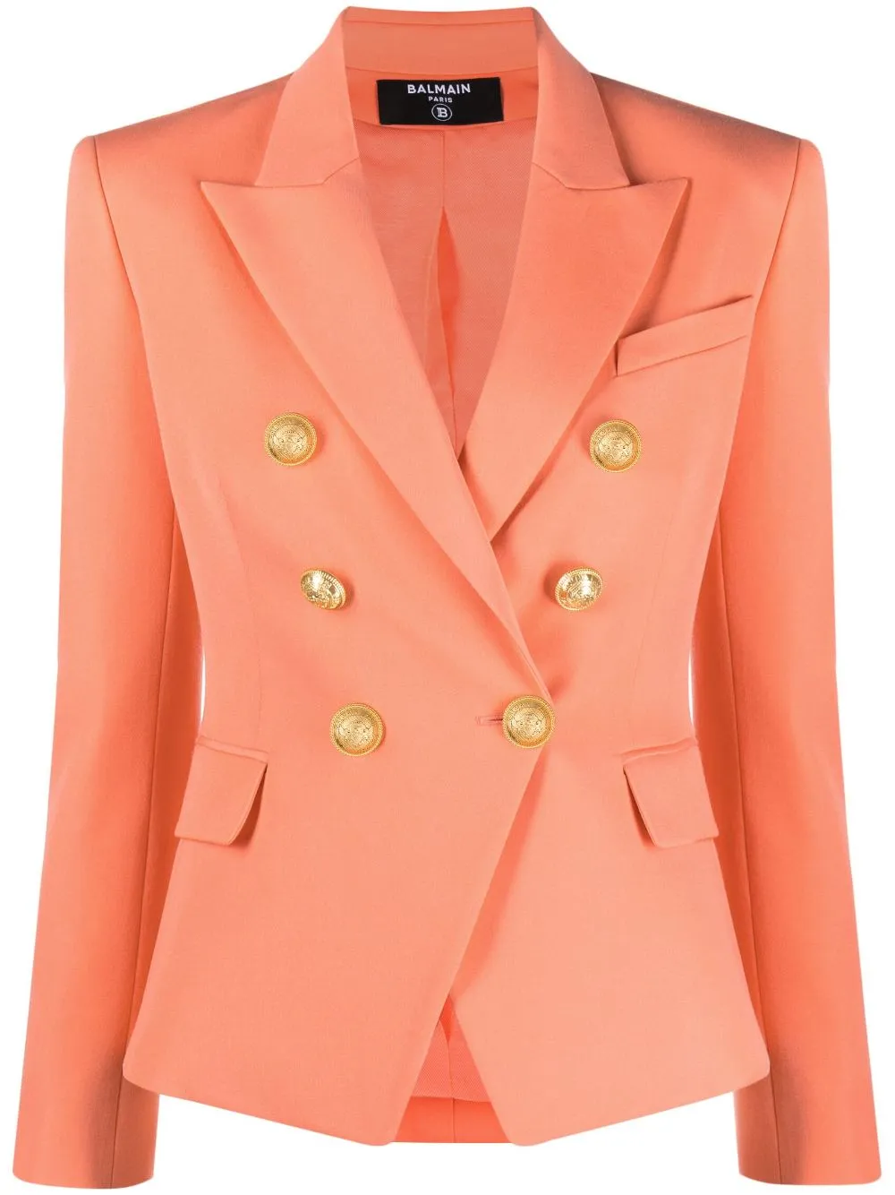 BALMAIN Pink Outer Jacket for Women, 24SS Collection