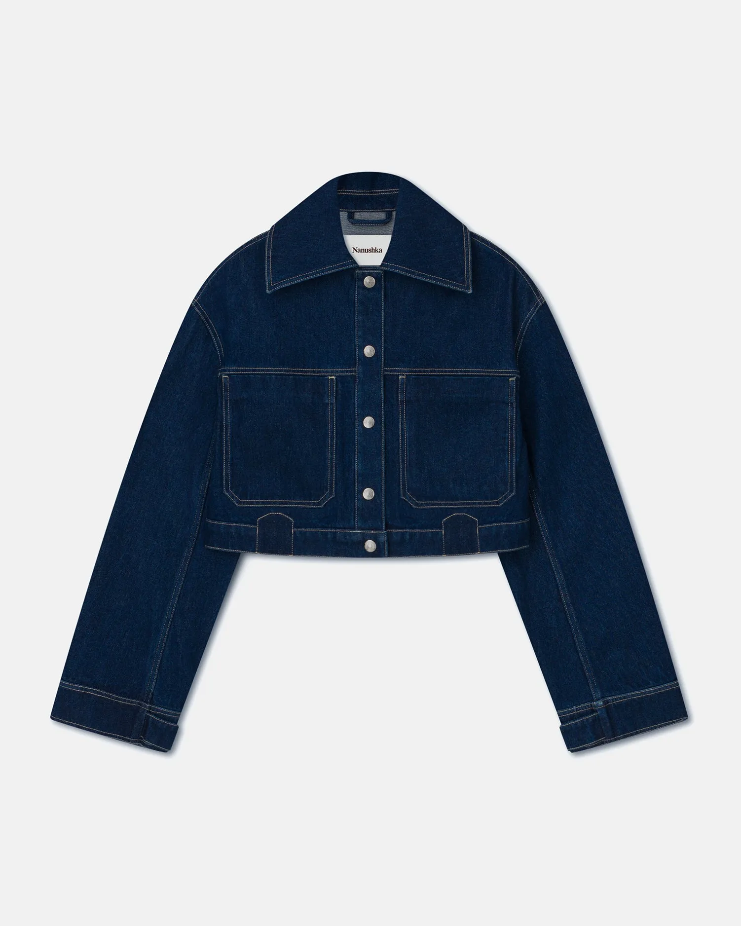 Bambari - Cropped Denim Jacket - Eco Indigo