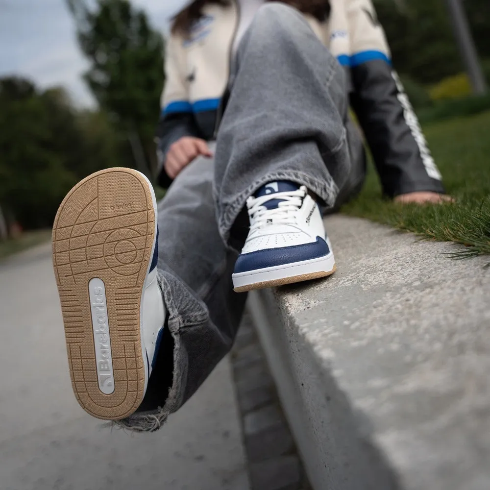 Barebarics Wave Leather Sneaker - White & Dark Blue 43 - Like New