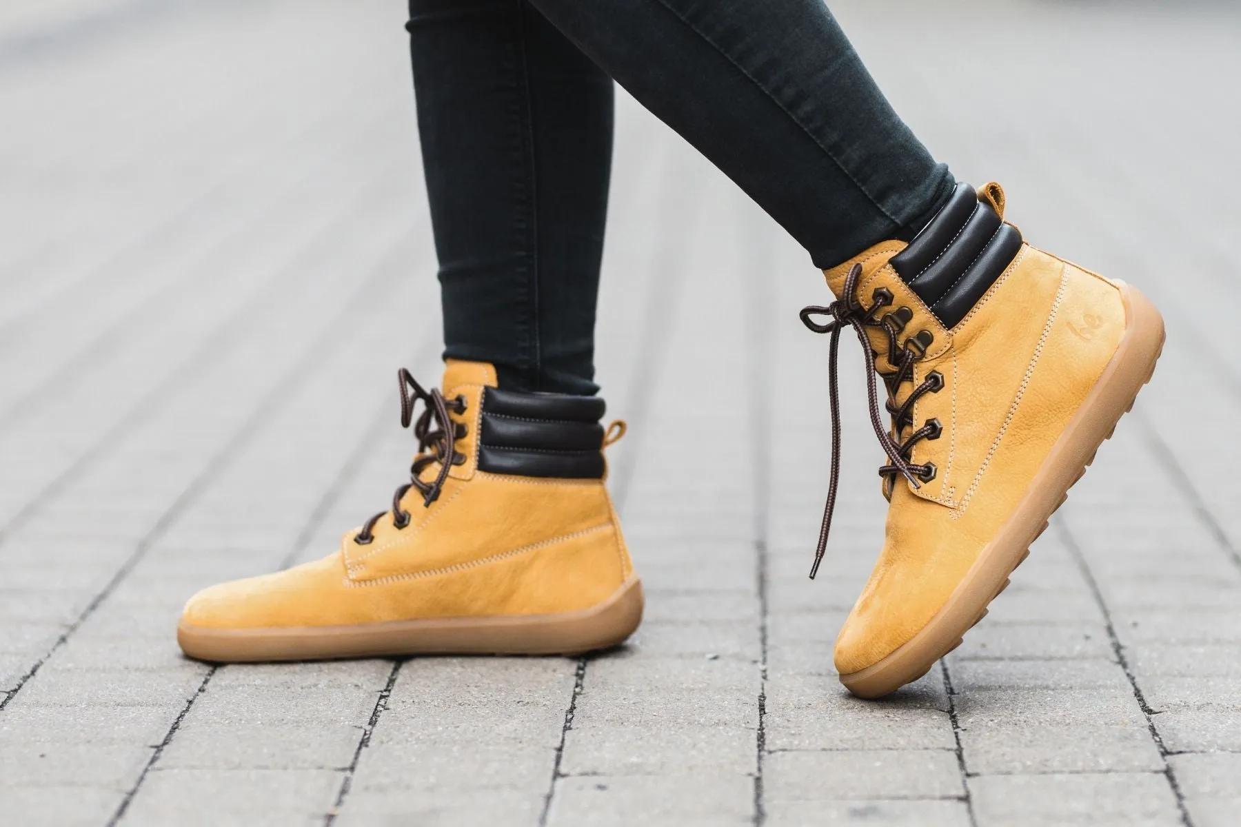 Barefoot Boots Be Lenka Nevada Neo - Mustard