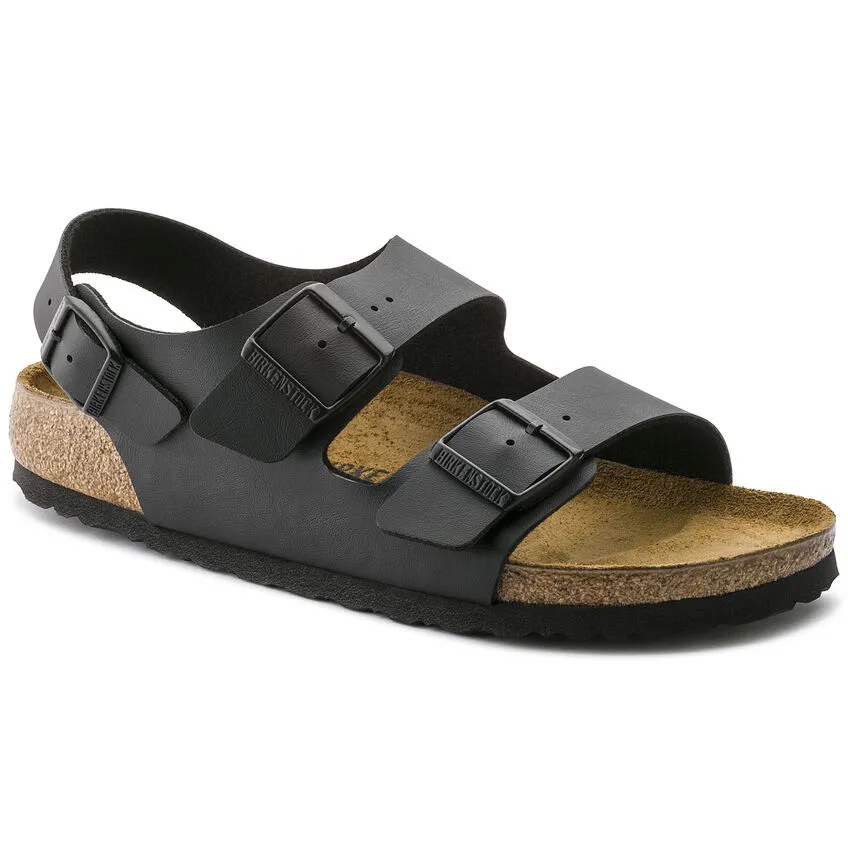 Birkenstock Men’s Milano Back Strap Sandals-Black