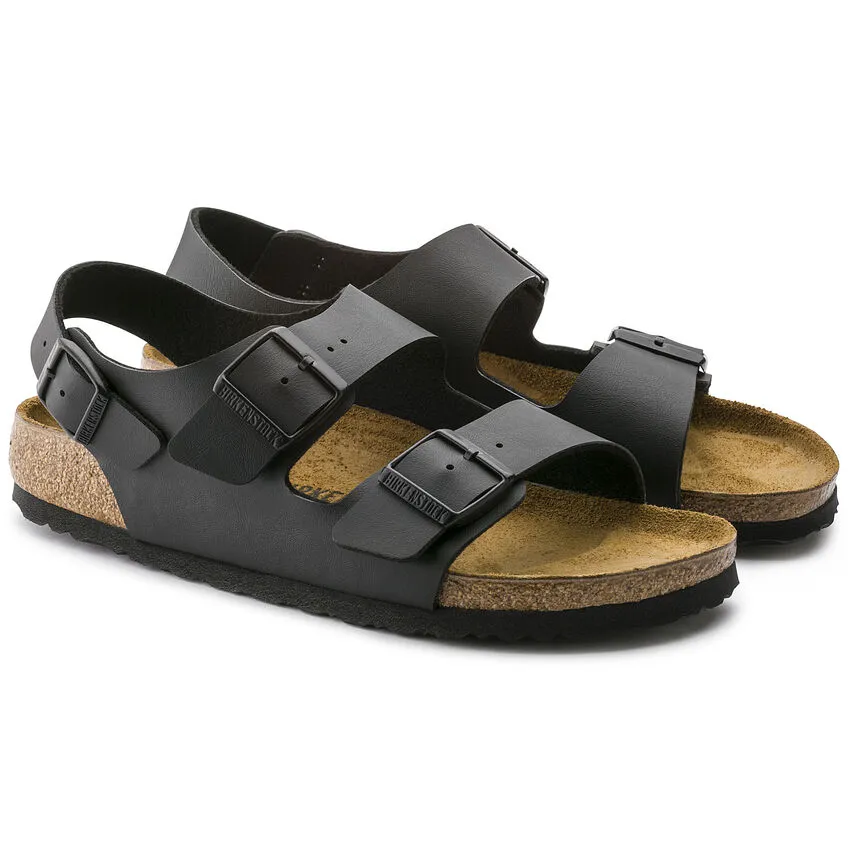 Birkenstock Men’s Milano Back Strap Sandals-Black