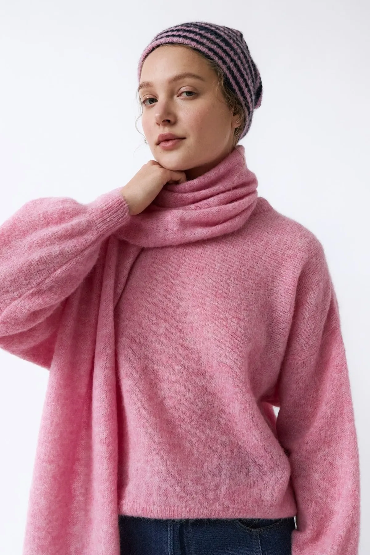 Biscuit Scarf - Pink