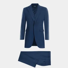 Blue frock coat with blue waistcoat