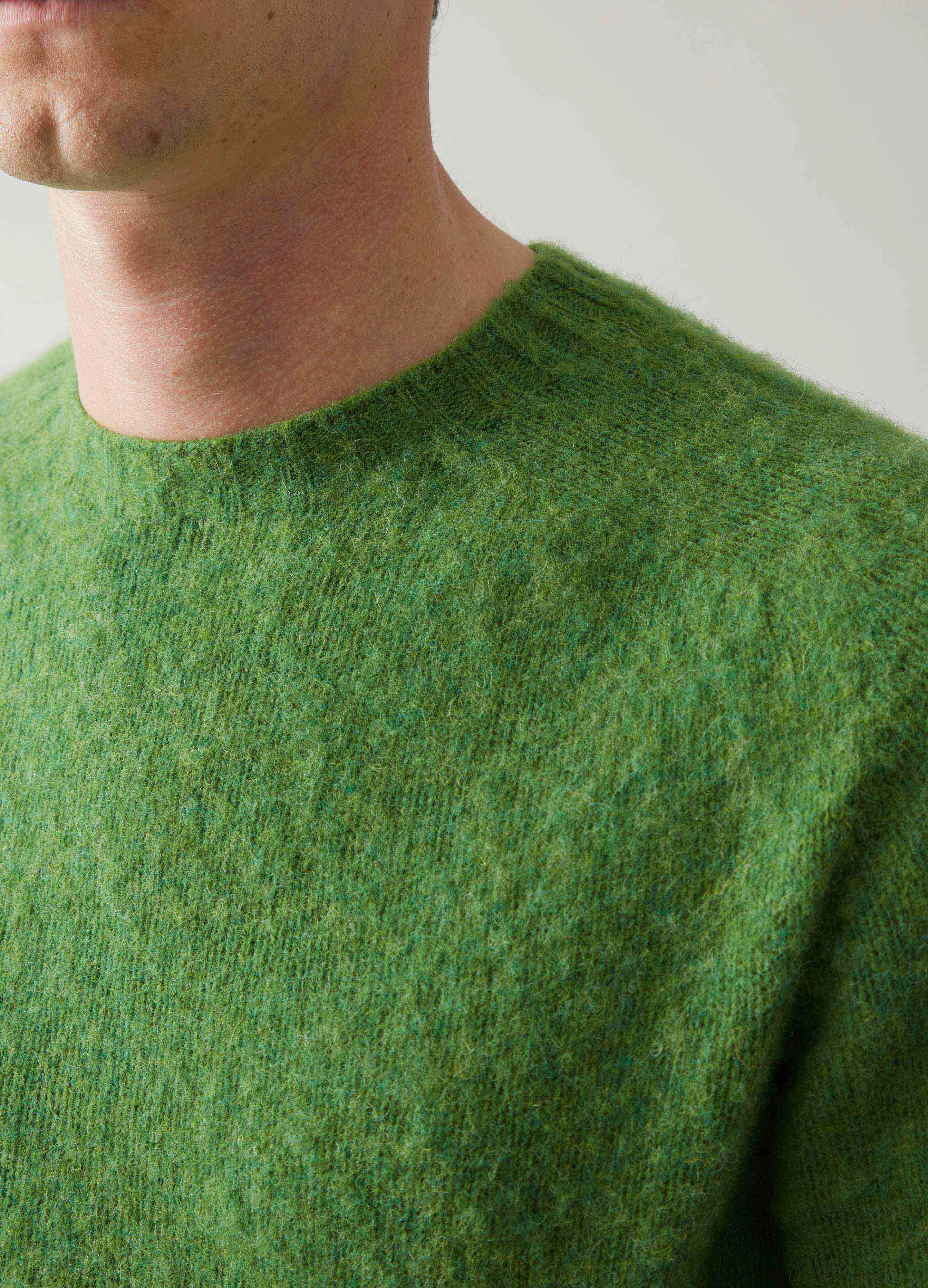 Bobbo Shaggy Crewneck - Green