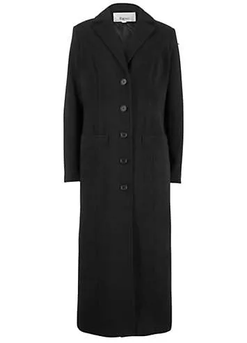 bonprix Button Detail Long Coat | Kaleidoscope