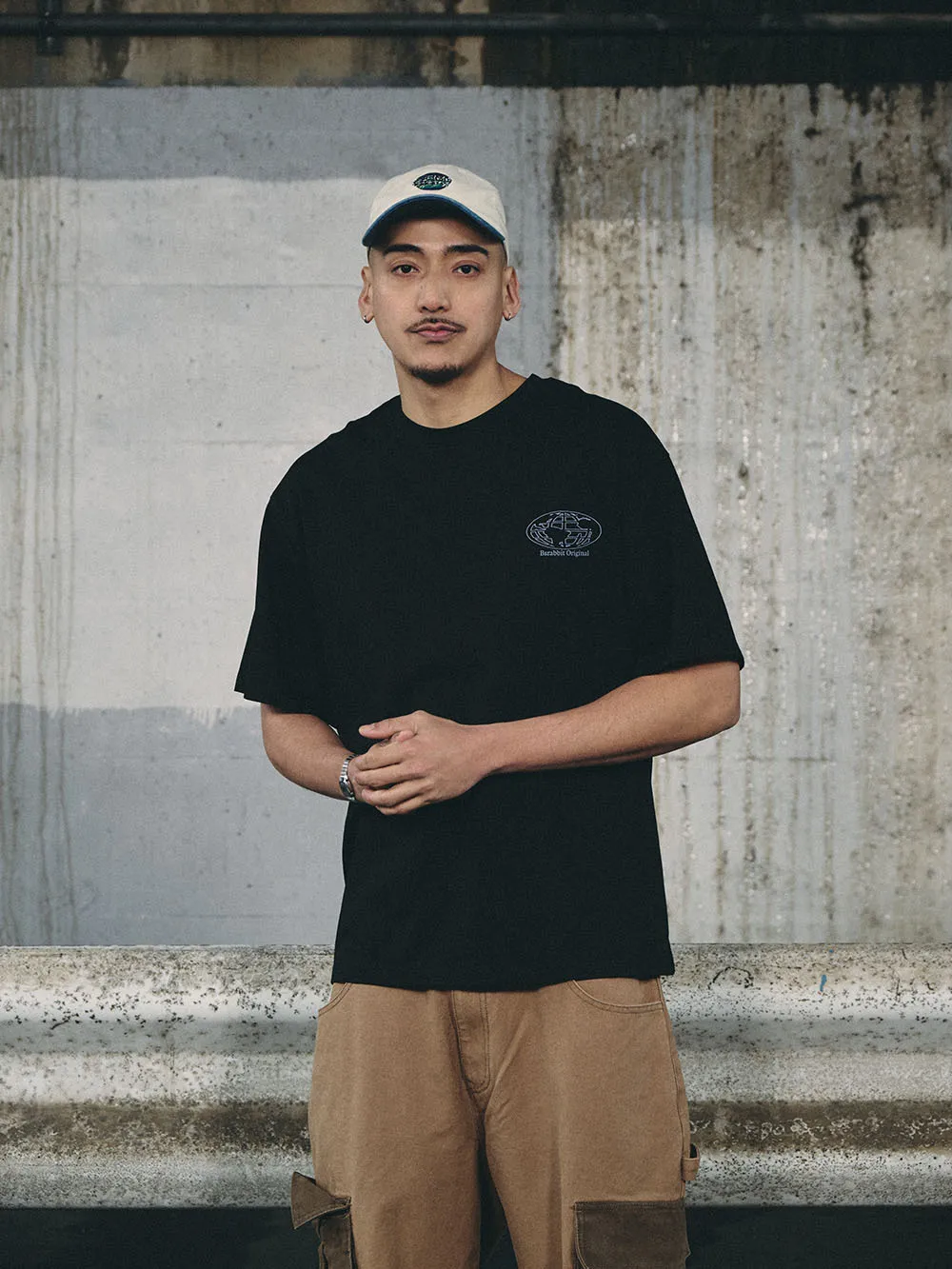 BSRABBIT  |Street Style U-Neck Cotton Short Sleeves T-Shirts