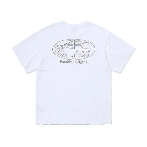 BSRABBIT  |Street Style U-Neck Cotton Short Sleeves T-Shirts