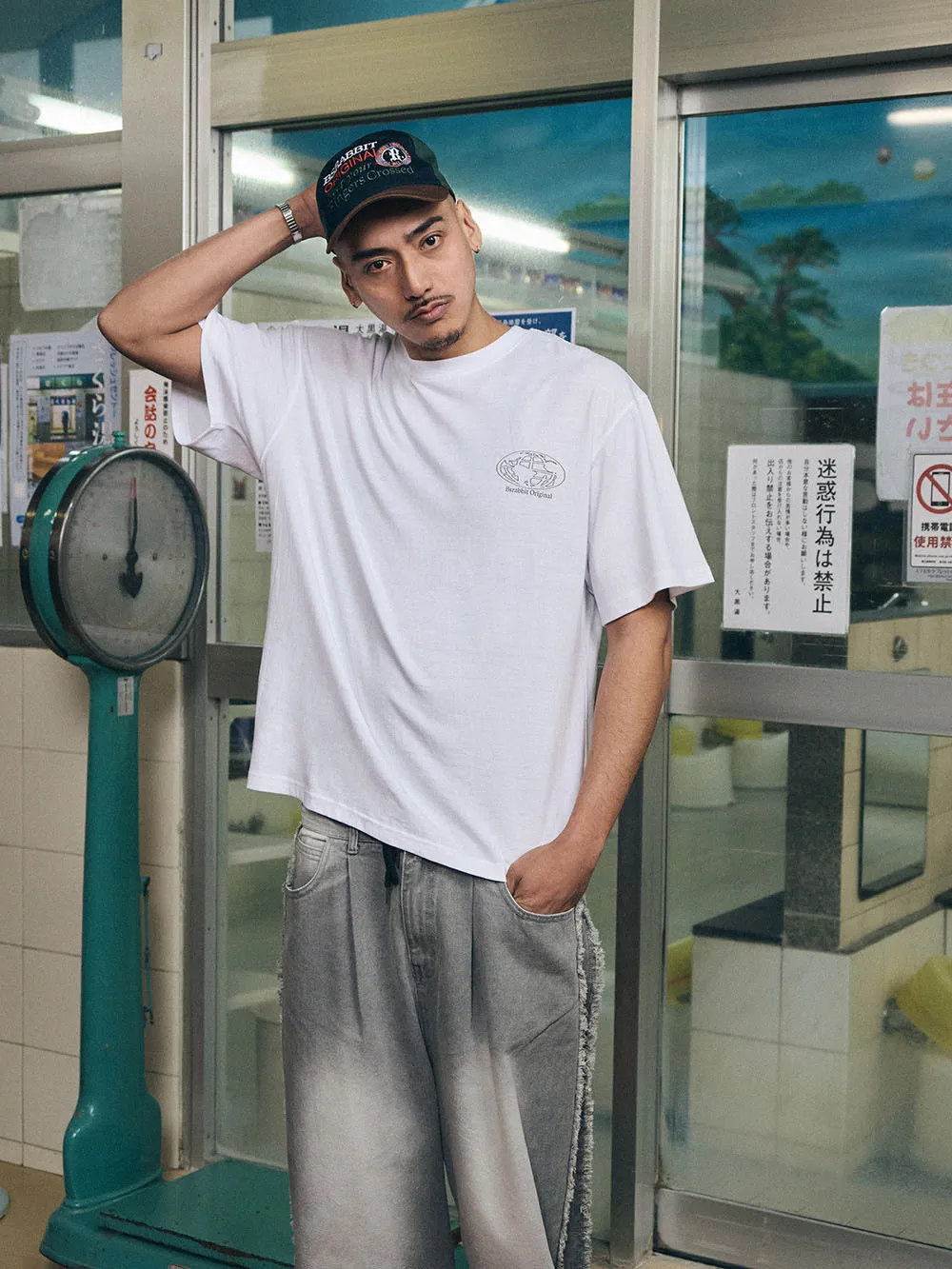 BSRABBIT  |Street Style U-Neck Cotton Short Sleeves T-Shirts