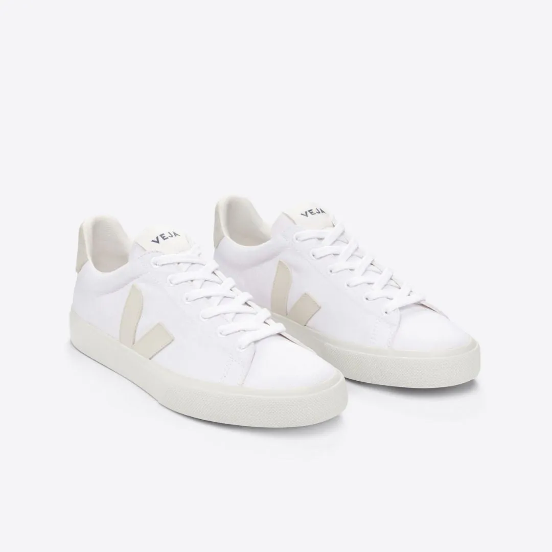 Campo Canvas Sneaker (White + Pierre)