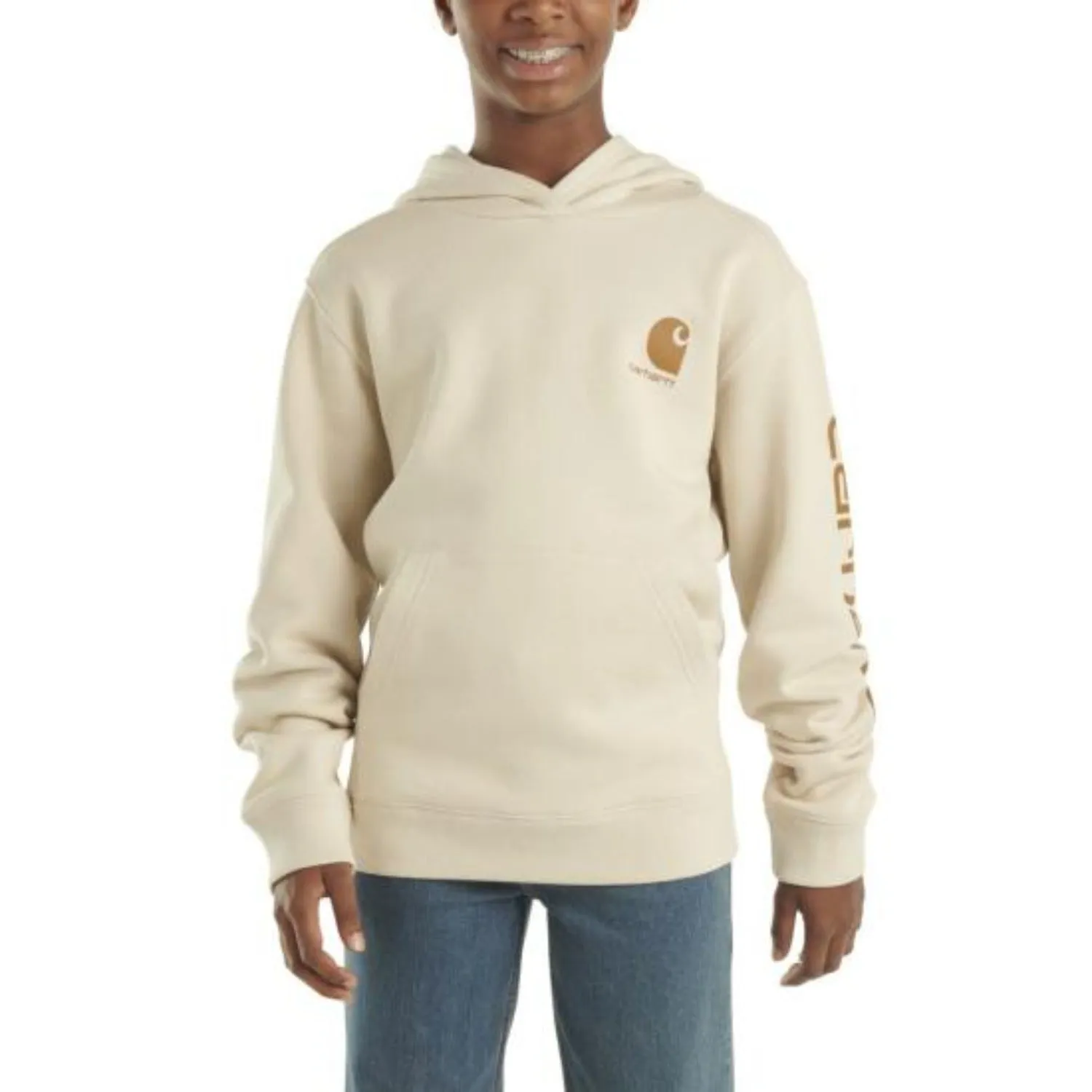 Carhartt Kid's Logo Graphic Hooded Sweatshirt