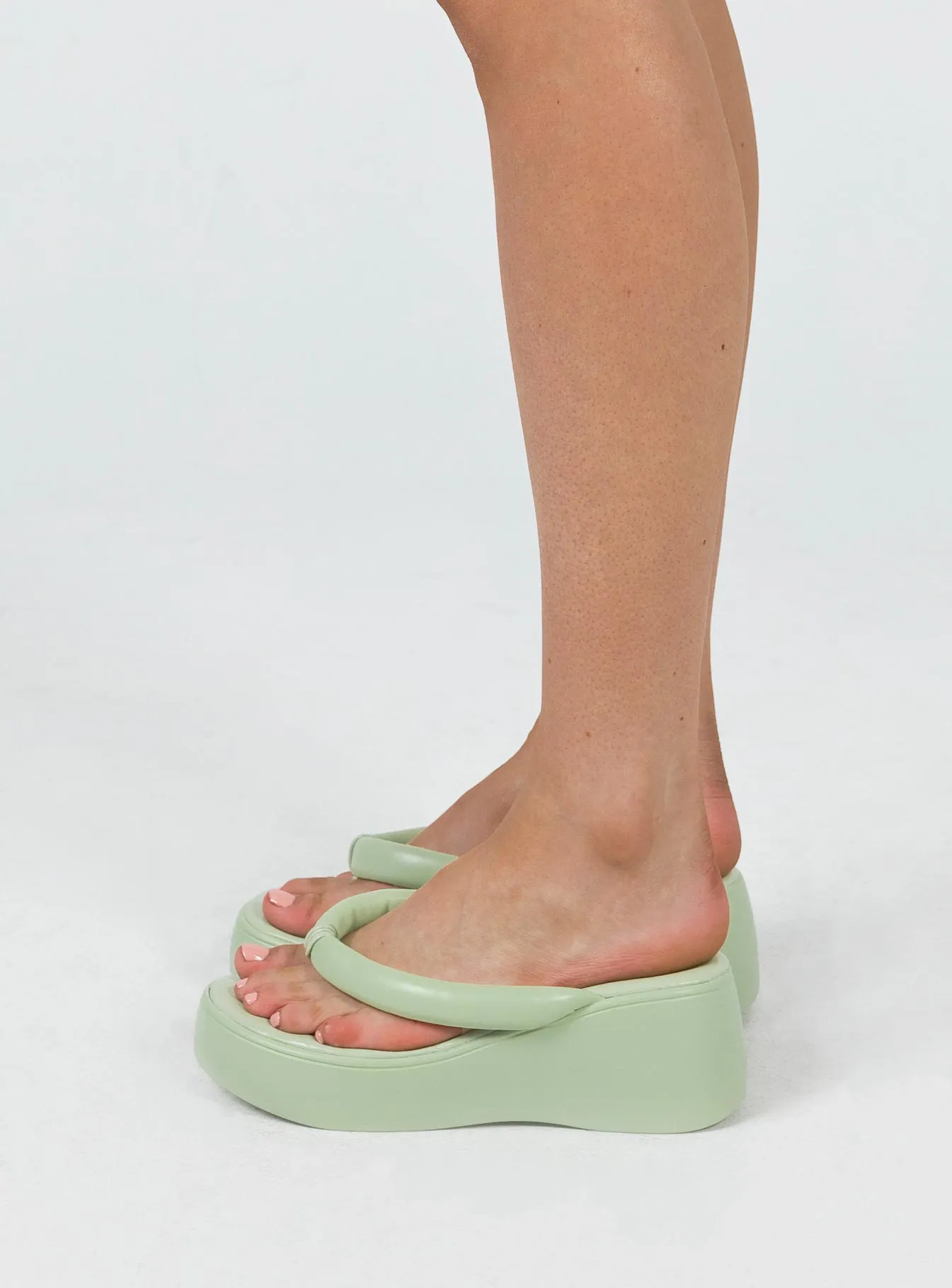 Daylight Platform Sandals Mint