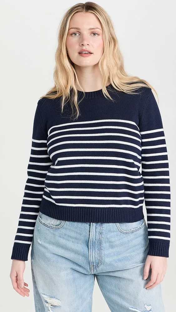 Denimist   Striped Pullover Sweater 