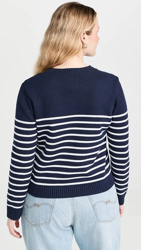 Denimist   Striped Pullover Sweater 