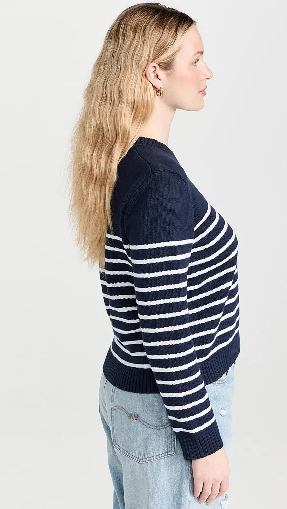 Denimist   Striped Pullover Sweater 