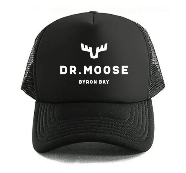 Dr. Moose Antler Black Trucker Hat