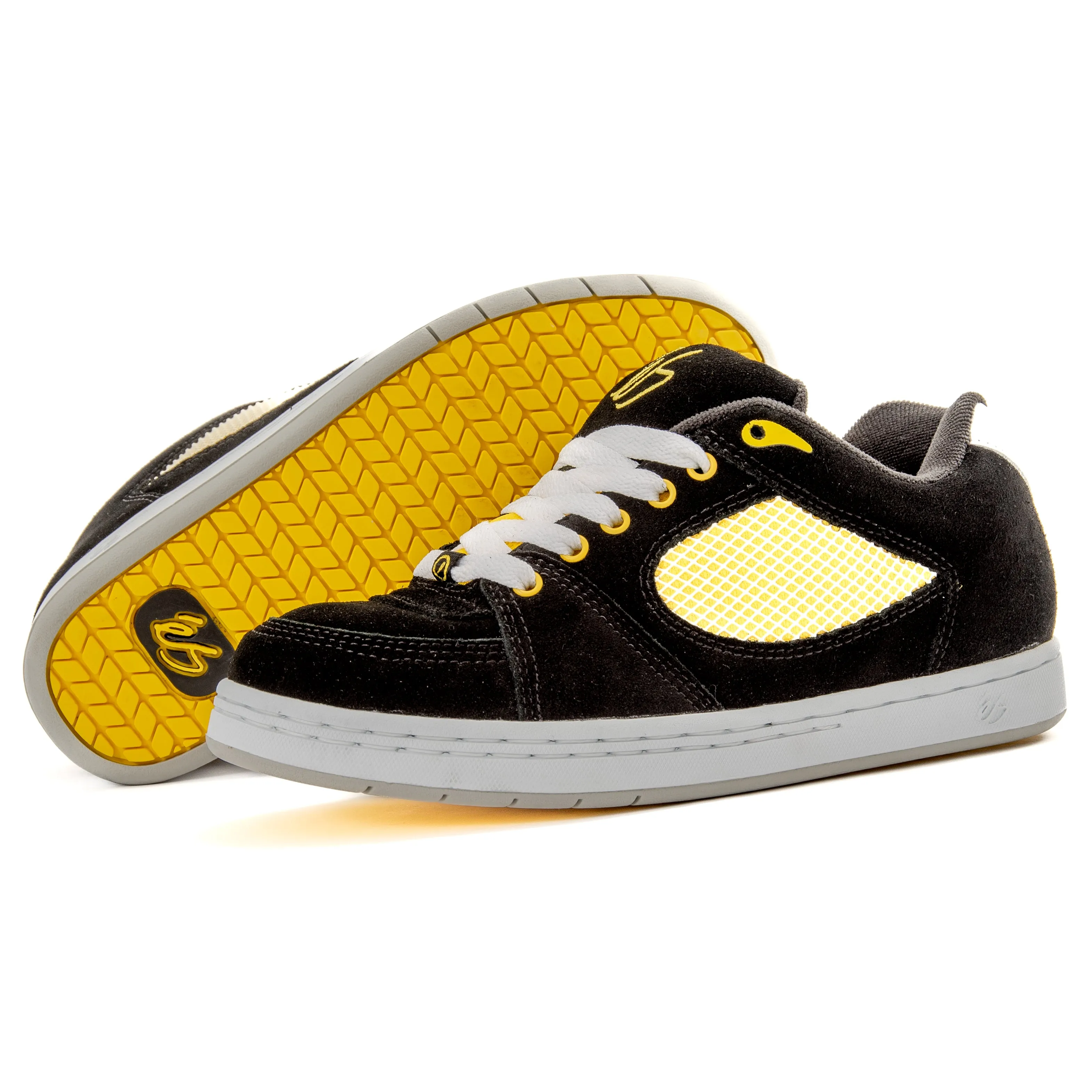 Es - Accel OG X Chomp on Kicks (Black/White/Yellow) *SALE