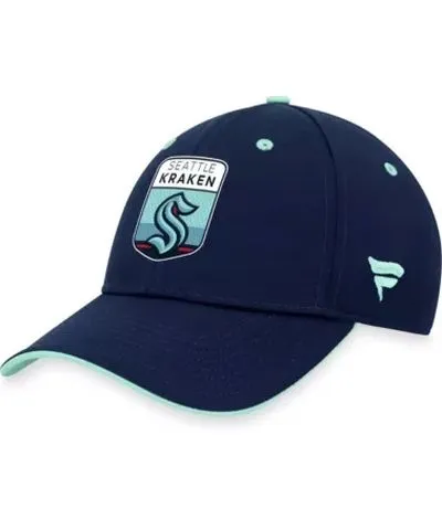 Fanatics Men's NHL Fanatics Deep Sea Seattle Kraken 2023 NHL Draft Flex Hat