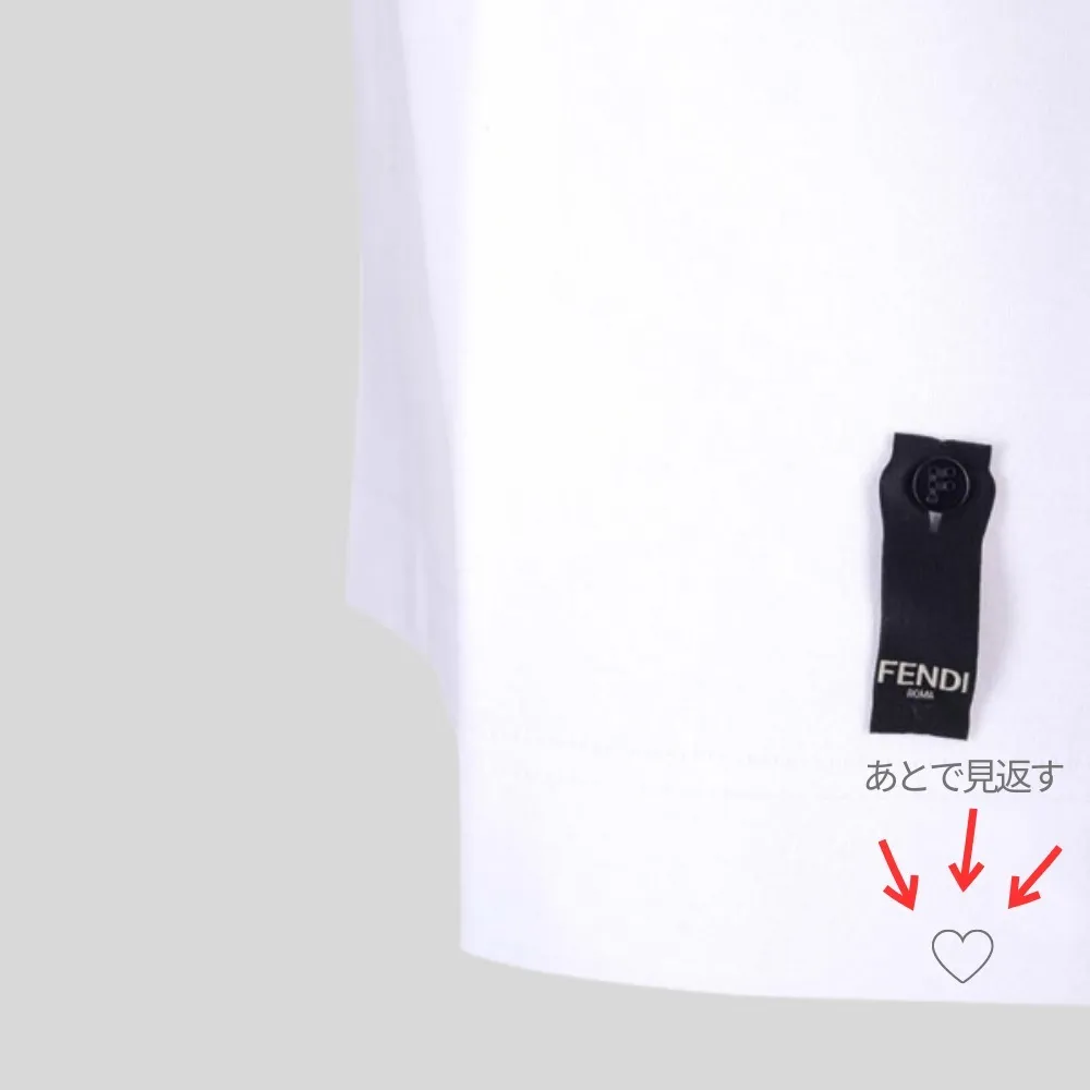 FENDI  |Street Style Plain Logo Luxury T-Shirts