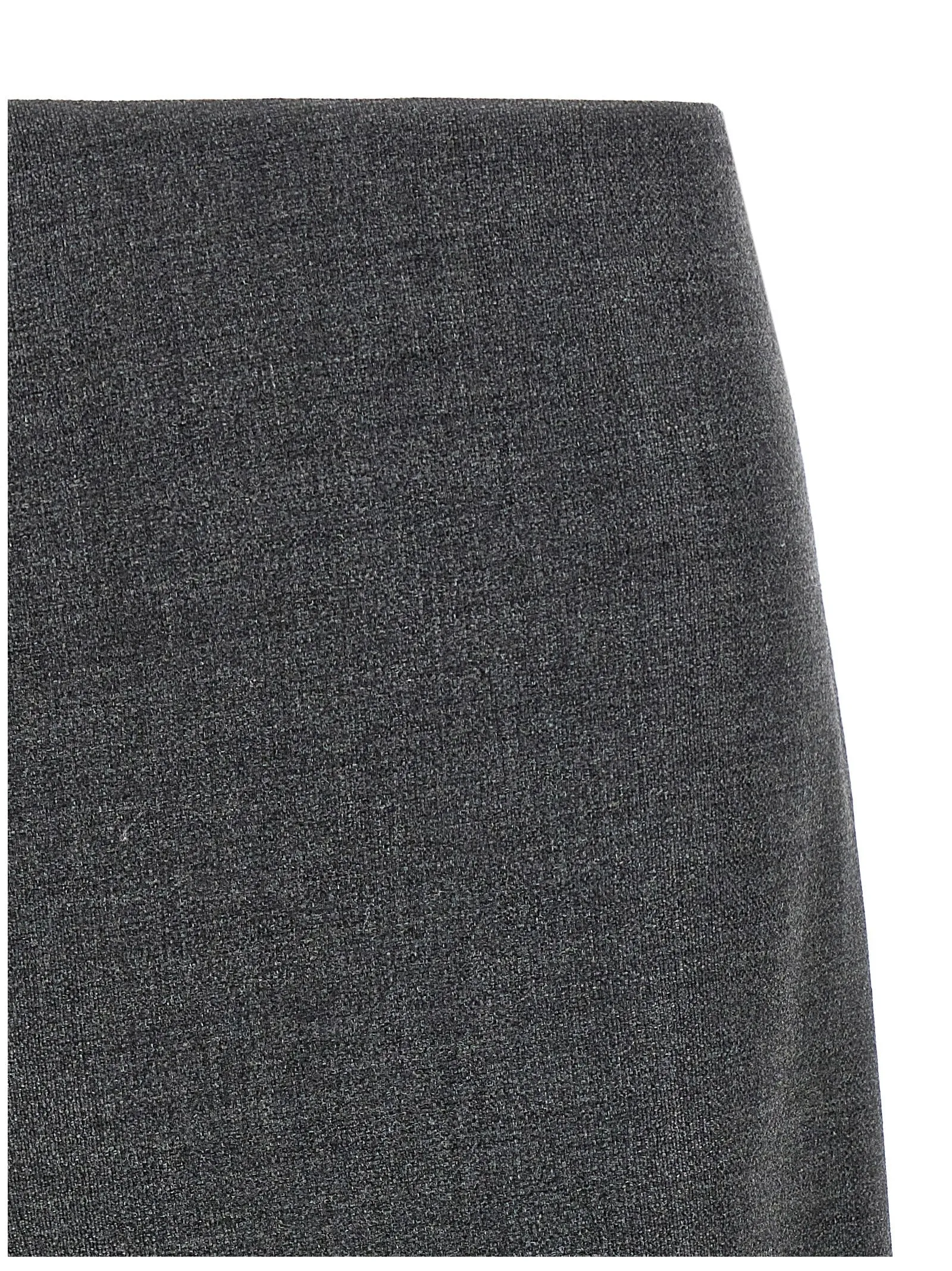 Flared Wool Skirt Skirts Gray