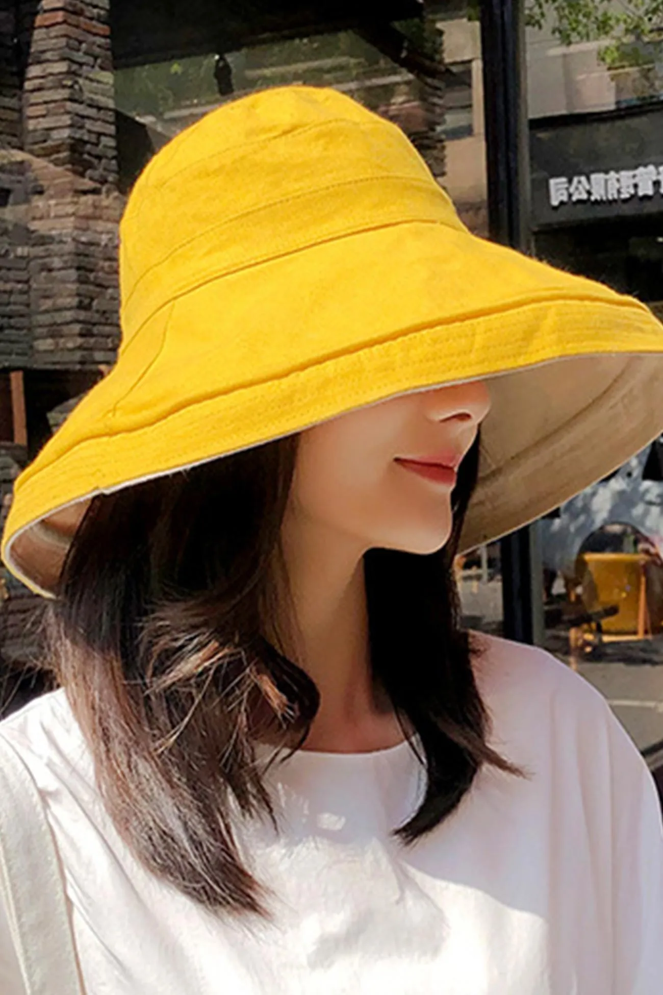 Foldable Wide Brim Sun Hat