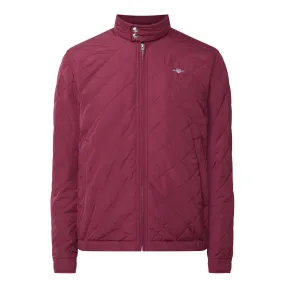 GANT Windcheat Diamond Quilted Jacket - Wine