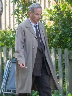 Geordie Keating Grantchester S08 Brown Coat