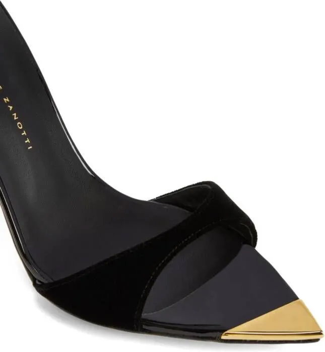 Giuseppe Zanotti Intriigo 90mm pointed-toe sandals Black