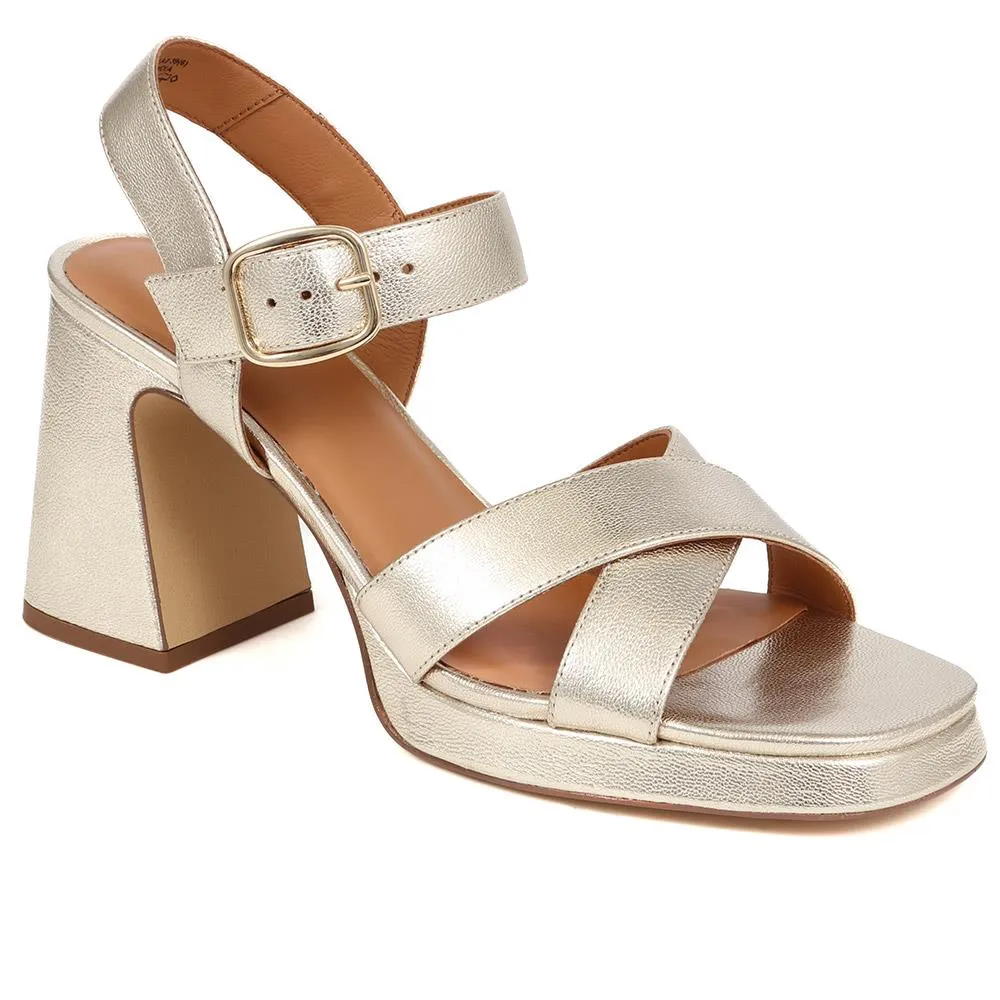 Gladiola2 Leather Platform Sandals - GLADIOLA2 / 325 048