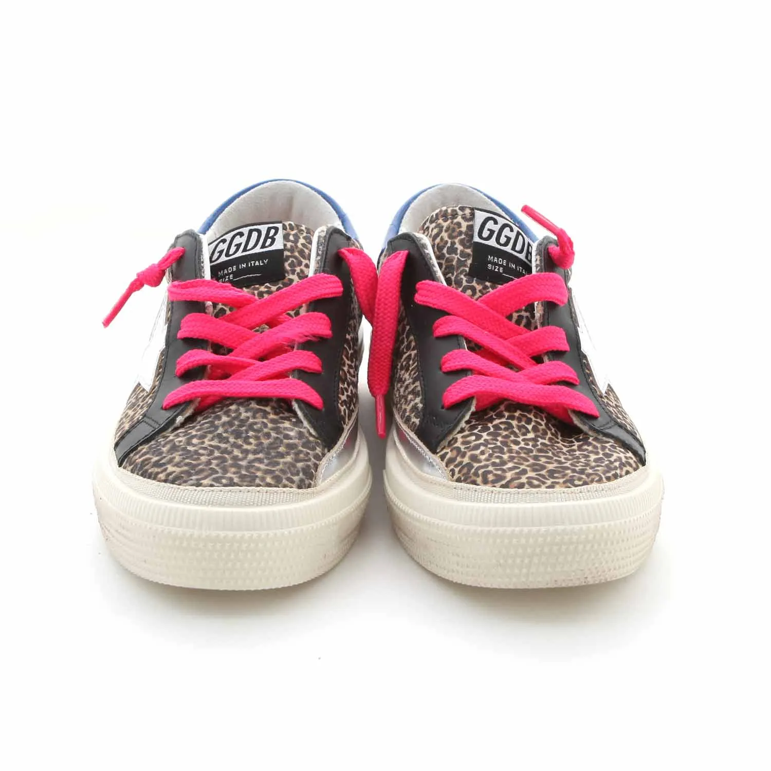 Golden Goose Sstar Leopard Sneaker For Girls