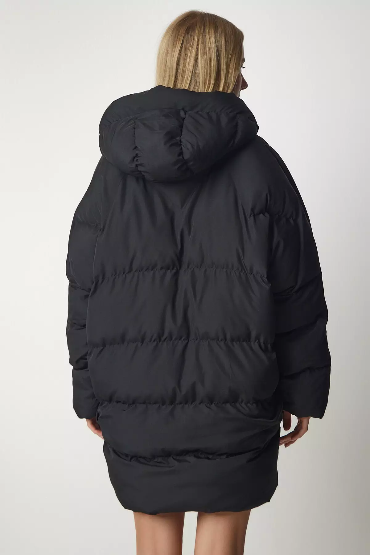 Happiness Istanbul Hooded Oversized Puffer Coat