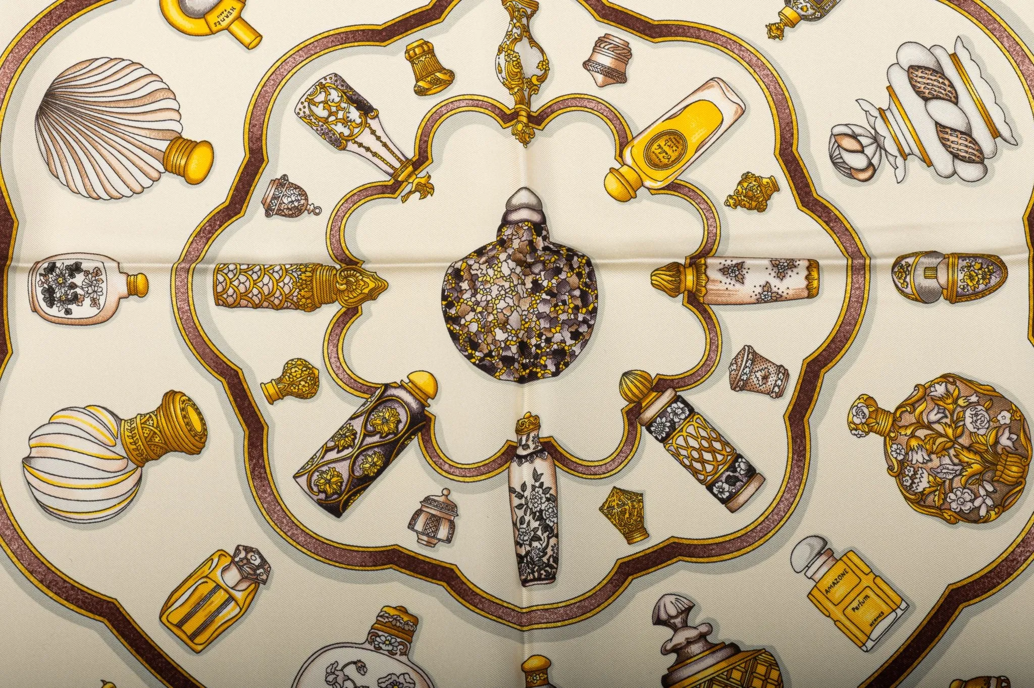 Hermès Qu' Importe Le Flaon Silk Scarf