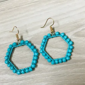 Hexagon Earrings