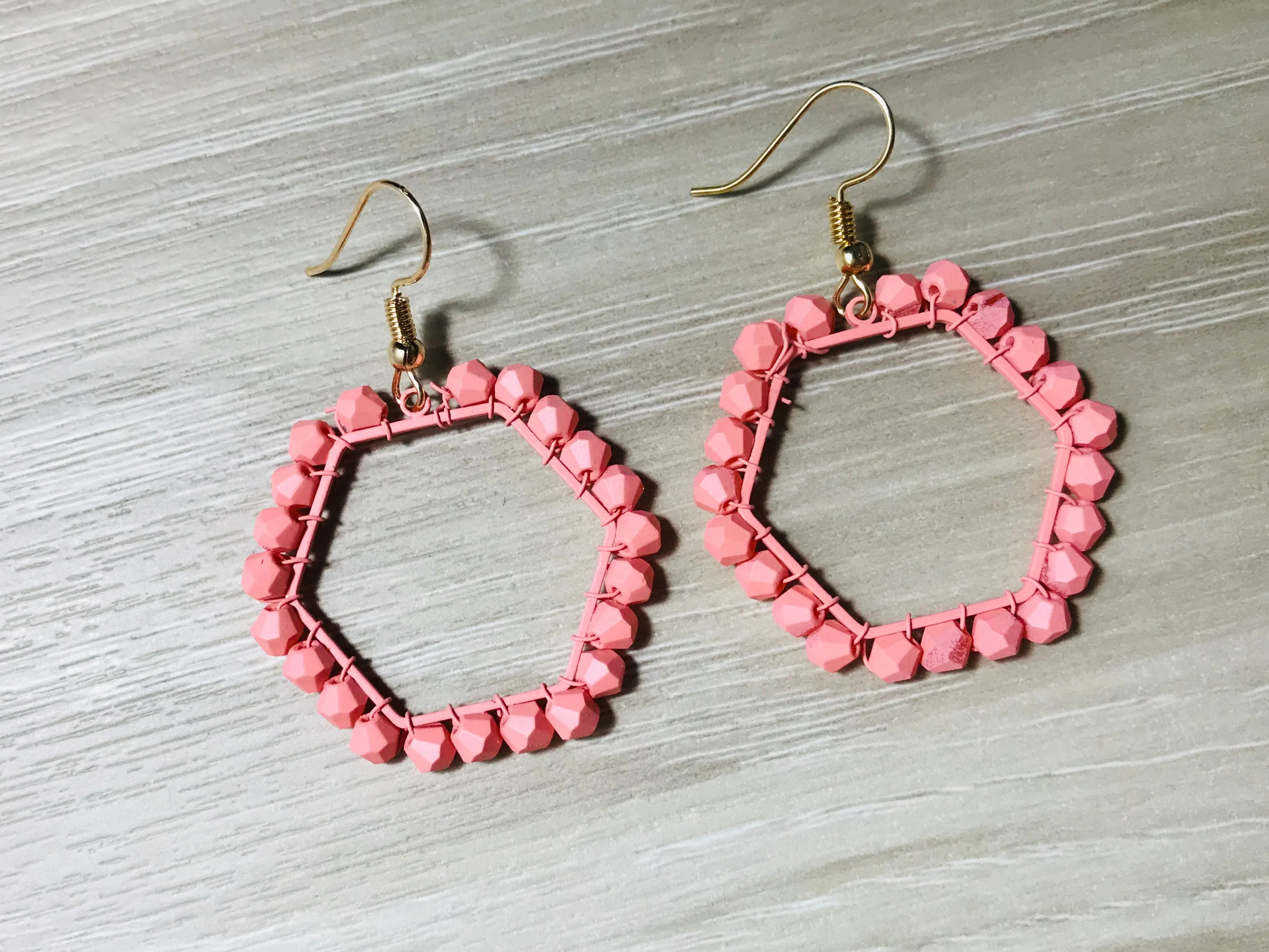 Hexagon Earrings