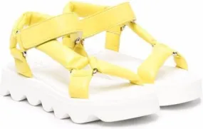 Il Gufo chunky open-toe sandals Yellow