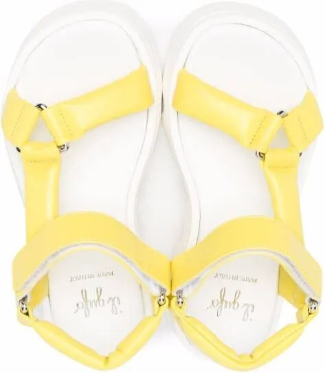 Il Gufo chunky open-toe sandals Yellow