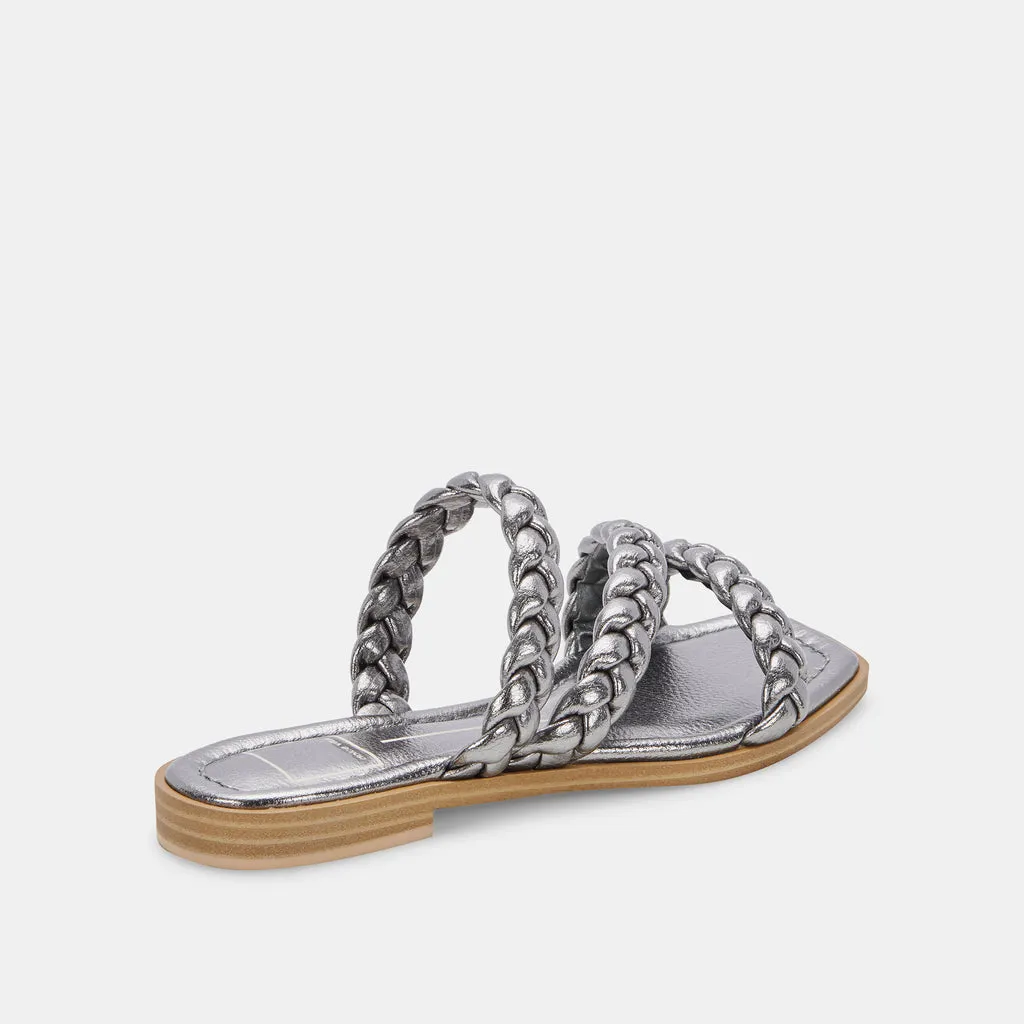 IMAN SANDALS GRAPHITE METALLIC STELLA– Dolce Vita 6838350053442