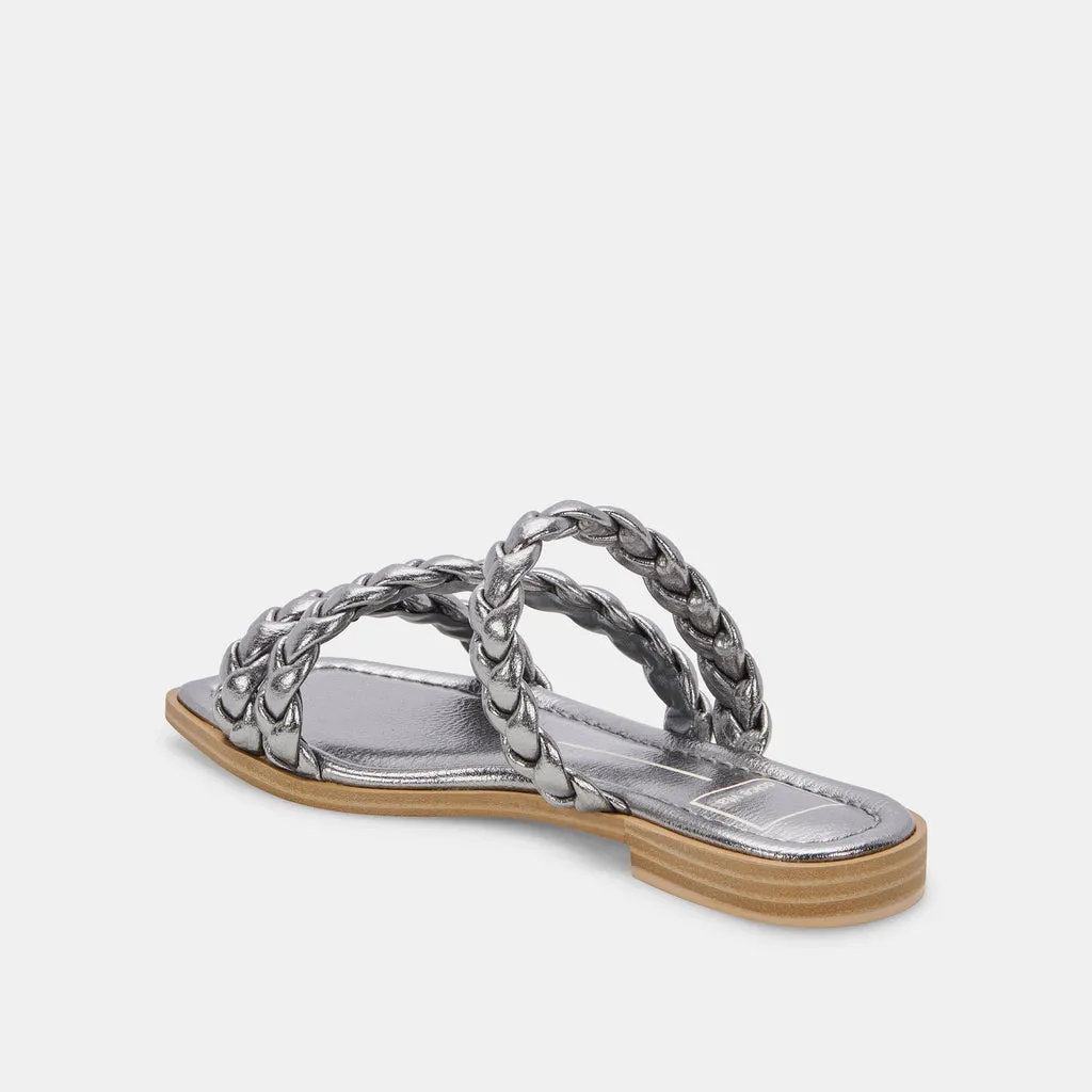 IMAN SANDALS GRAPHITE METALLIC STELLA– Dolce Vita 6838350053442