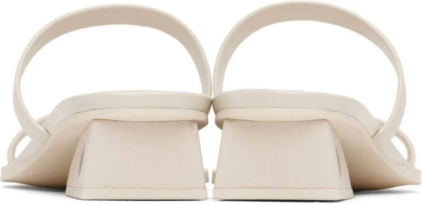 Issey Miyake Off-White United Nude Edition Block Heeled Sandals