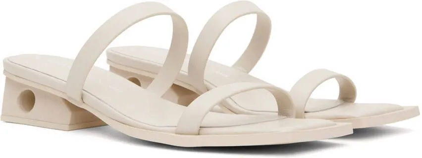 Issey Miyake Off-White United Nude Edition Block Heeled Sandals