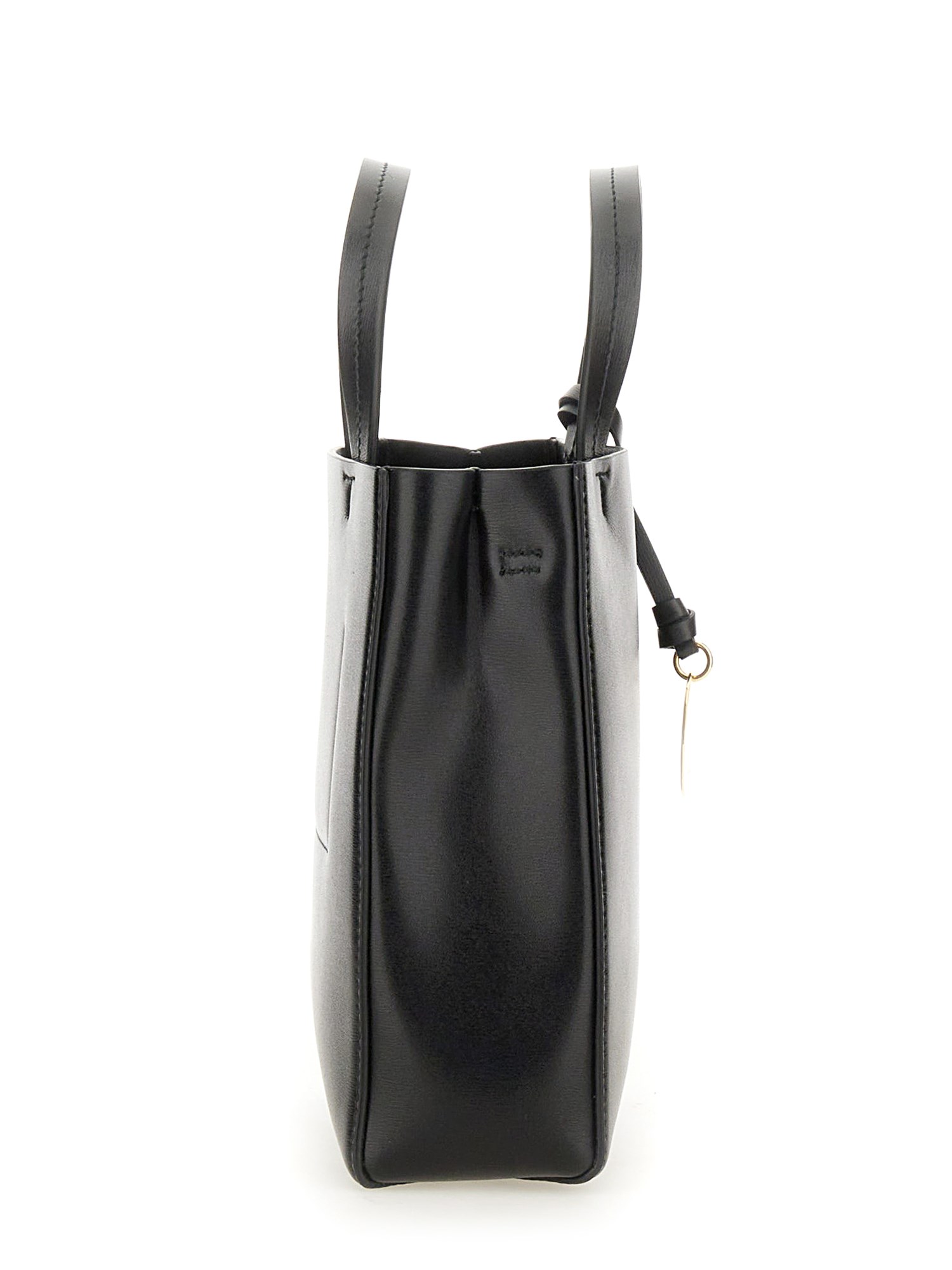 JIL SANDER    LEATHER BAG WITH LOGO