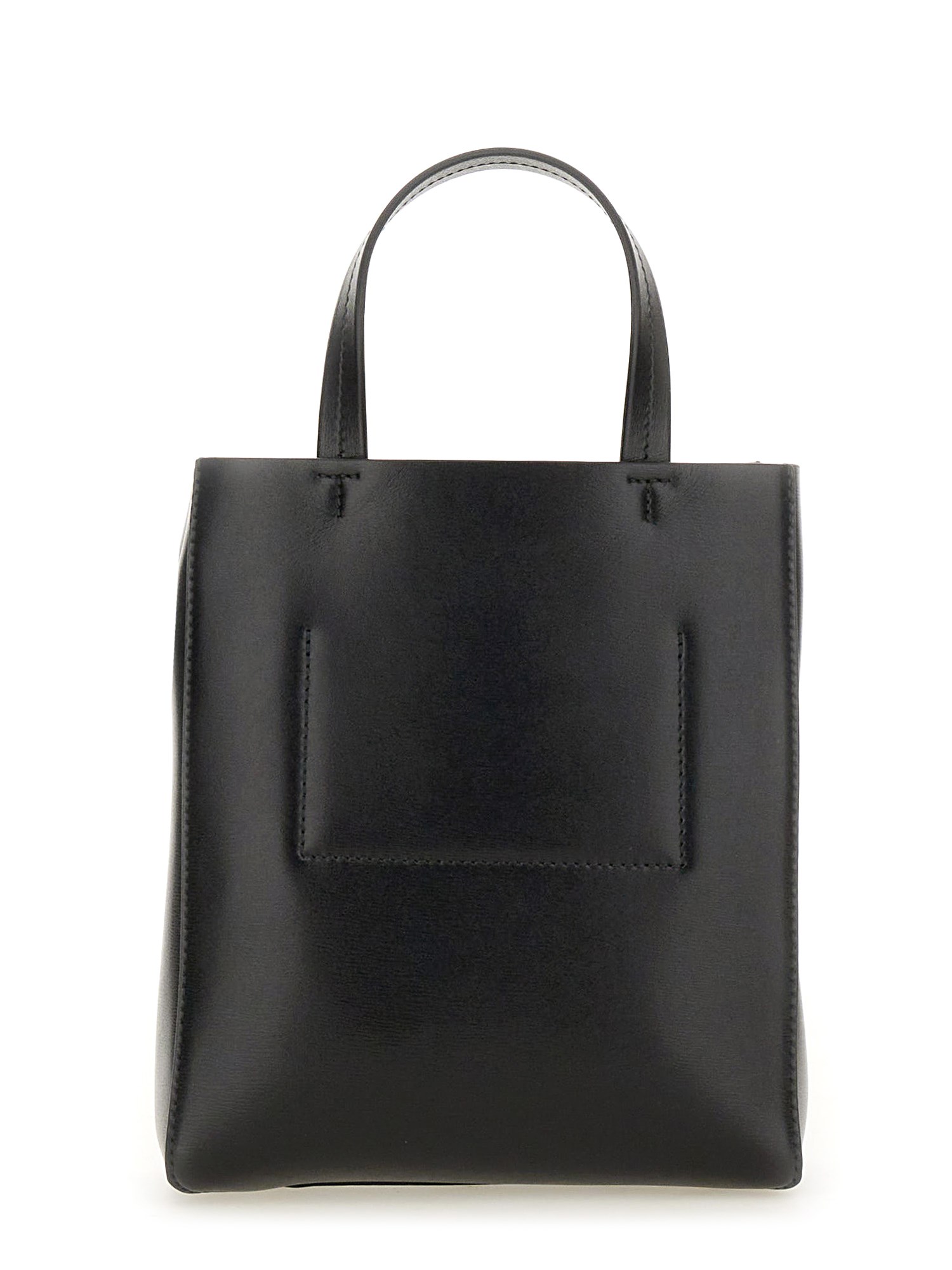 JIL SANDER    LEATHER BAG WITH LOGO