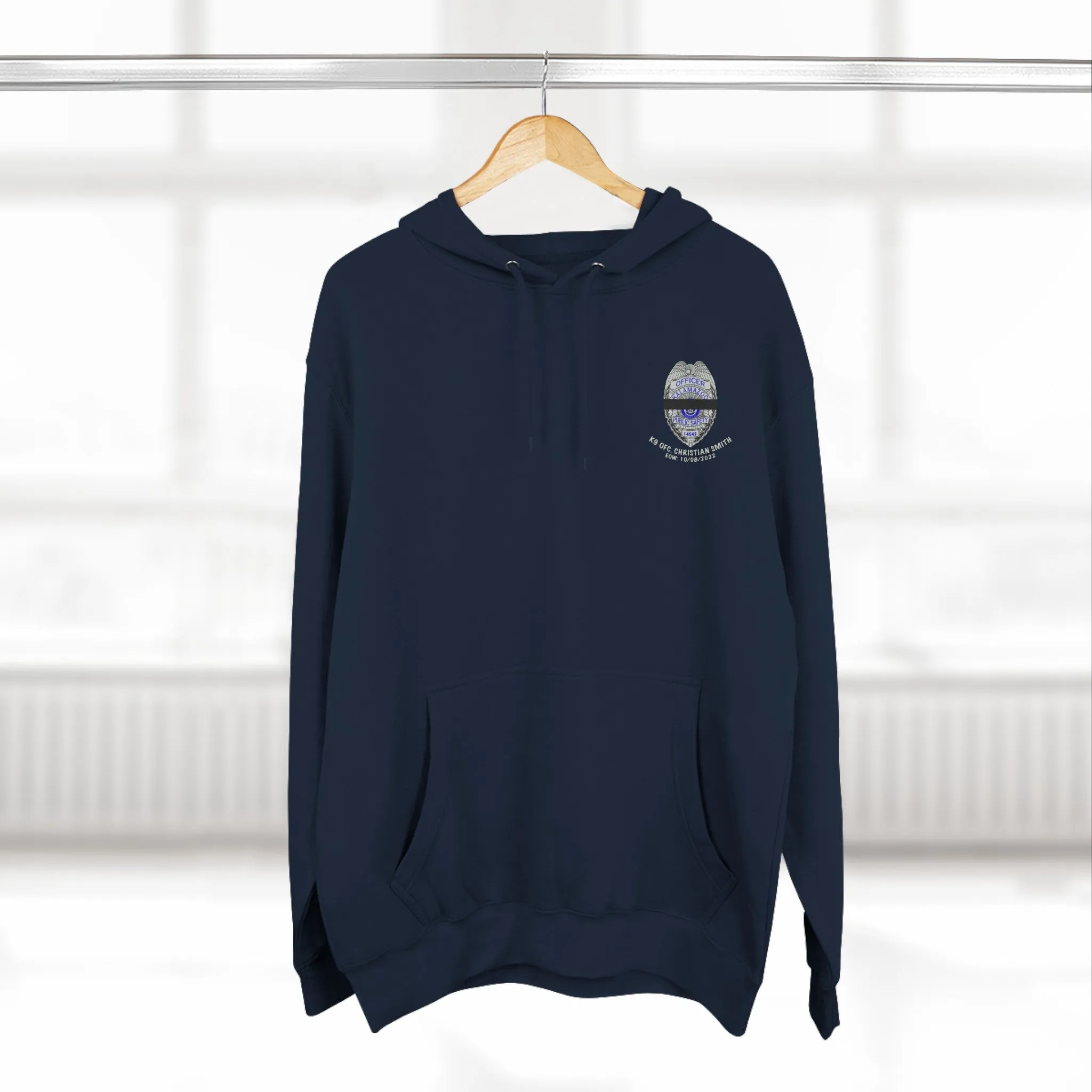 KDPS Ofc. Christian Smith Memorial Hooded Sweatshirt